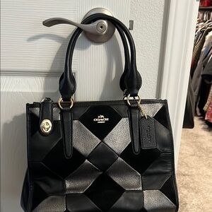 Coach Black and Gray Women's Bag